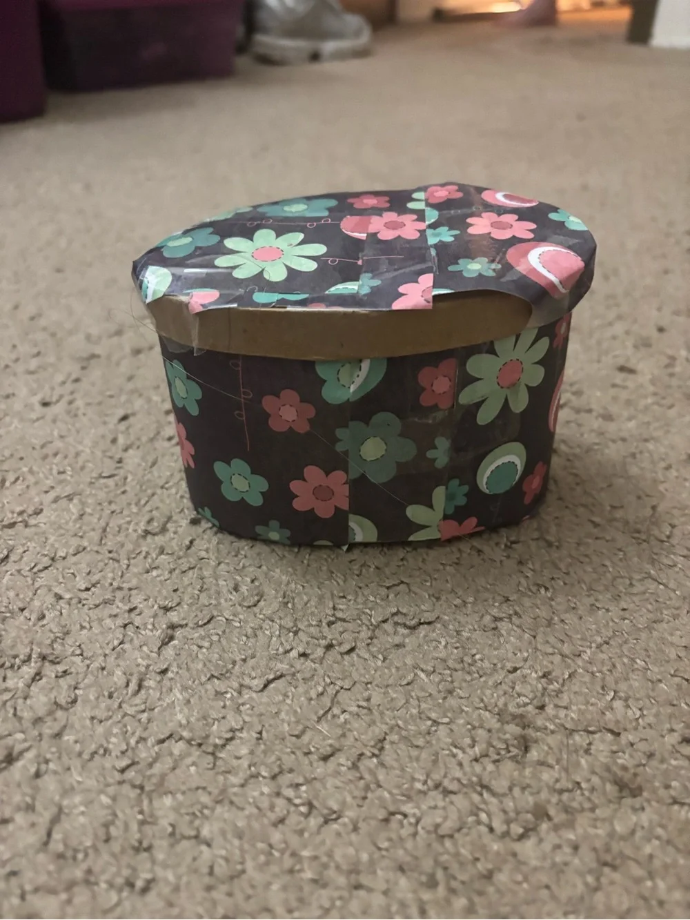Floral Kids Jewelry Box - Pink & Mint